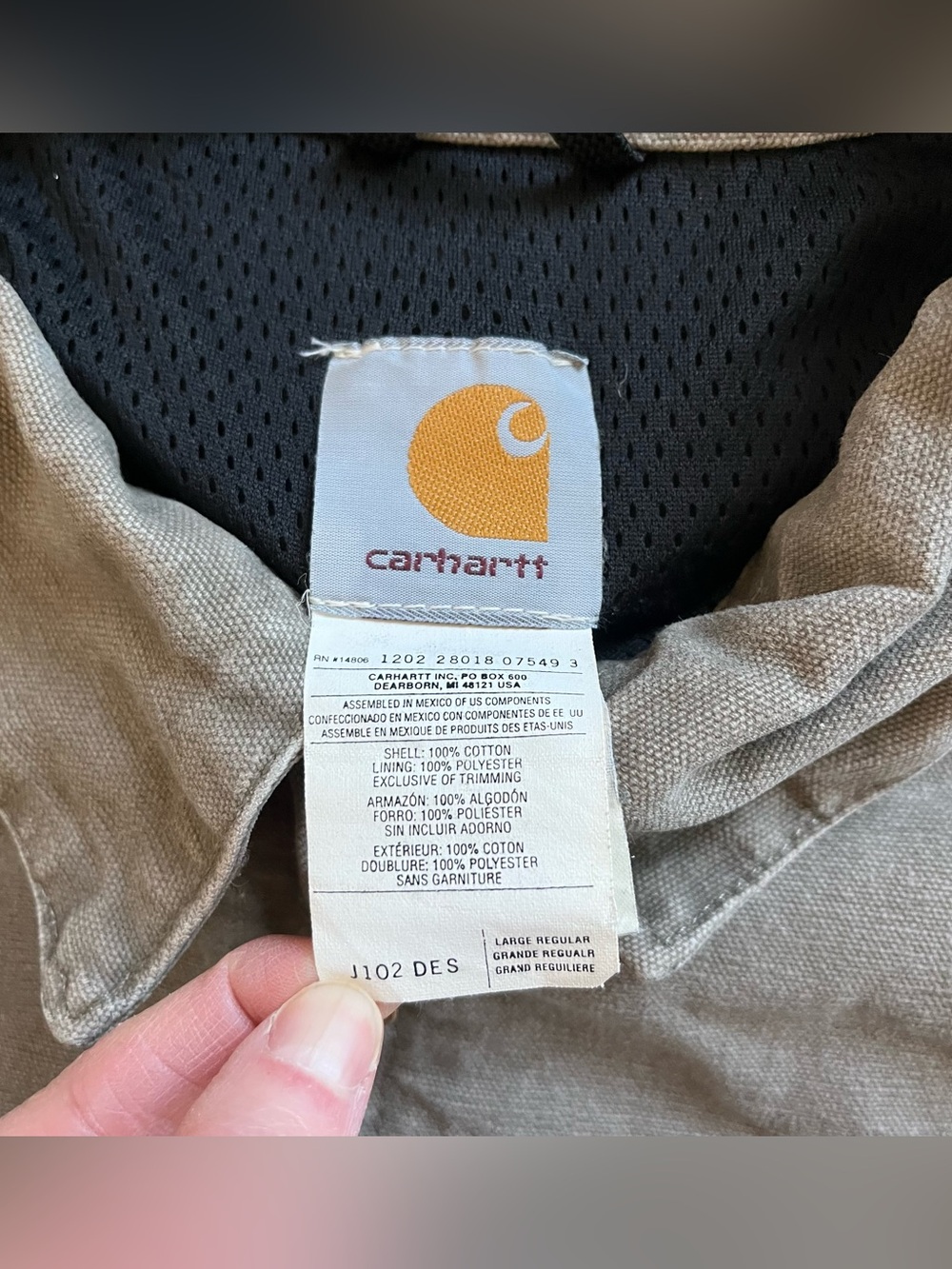 Vintage y2k Carhartt Santa Fe canvas jacket - Picture 2 of 4